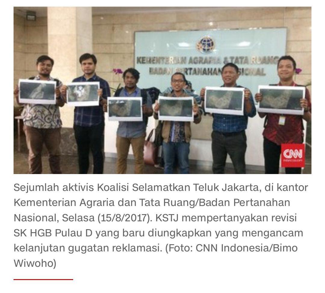 Surat HGB Pulau D Direvisi, Gugatan Reklamasi Bakal Sia-sia