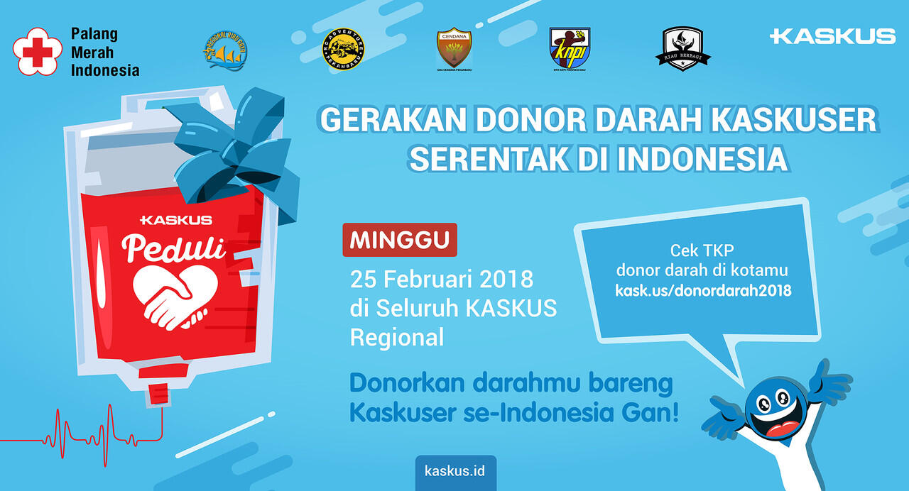 &#91;INVITATION&#93; KASKUS DONOR DARAH &quot;One Blood One Nation 2018&quot;