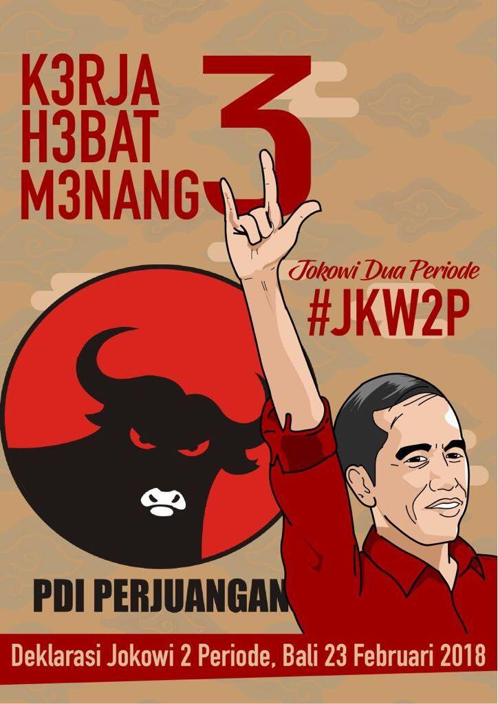 Sah, PDIPerjuangan Dukung Jokowi Nyapres Di 2019