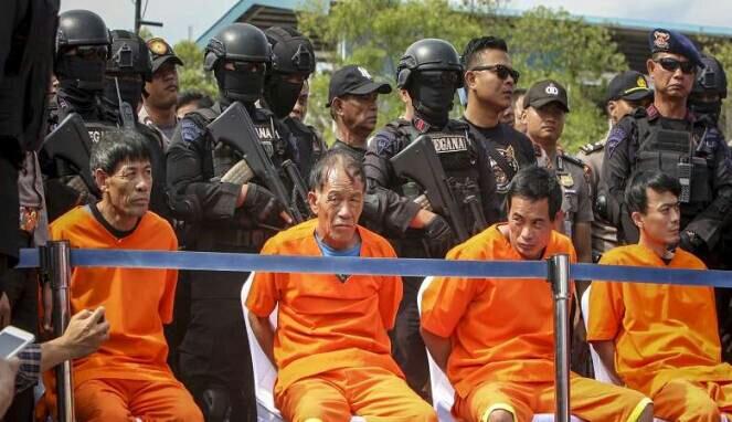 Tersangka dan Barang Bukti Sabu 1,6 Ton Tiba di Jakarta
