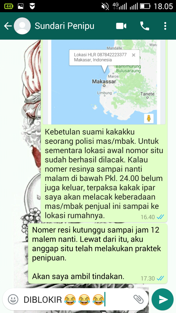 Mengerjai Sundari Olshop Si Penipu Online