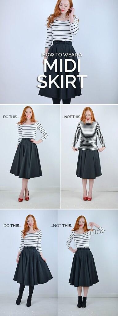 Trend Midi Skirt buat Hijaber