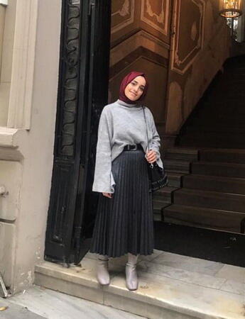 Trend Midi Skirt buat Hijaber