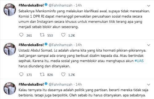 Akun Ustad Abdul Somad diblokir, DPR usulkan Instagram diperiksa