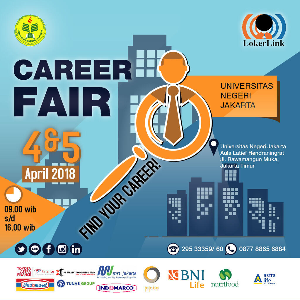 'CAREER FAIR & ENTREPRENEUR EXPO 2018' by : LokerLink