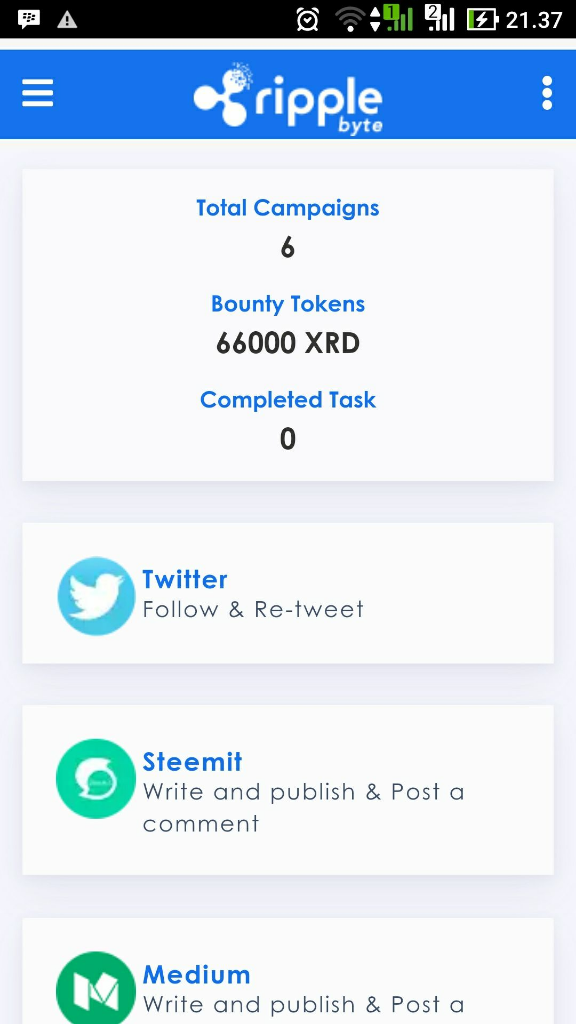 ICO Ripplebyte (XRD) , Daftar Dapet 1 XRD. Kepoin Bounty Program XRD nya, Sedot Gan.