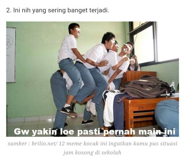 6 Gambar ini membawa nostalgia agan waktu sekolah