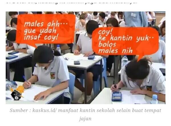 6 Gambar ini membawa nostalgia agan waktu sekolah