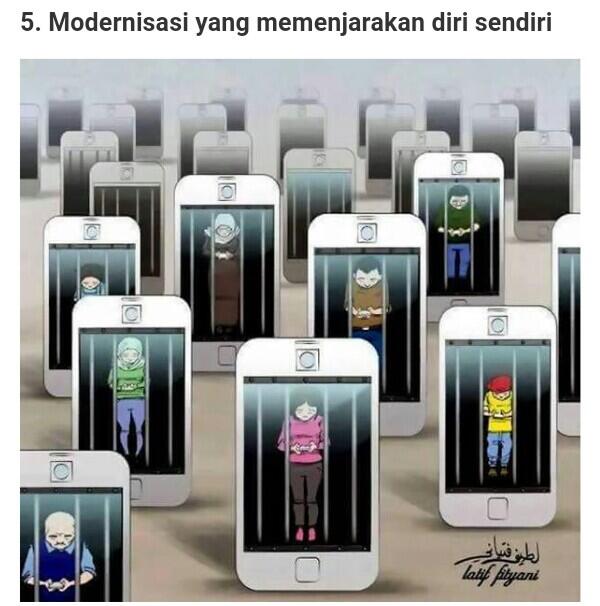 KENA DEH!!! 7 Gambar ini sindir Kehidupan Zaman Now