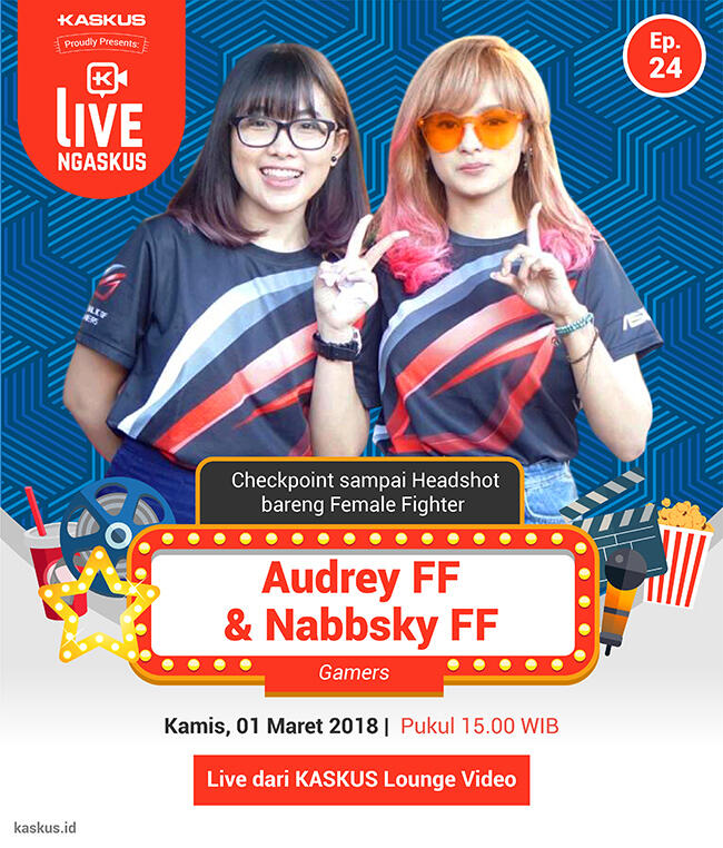 Duo Gamers Cantik Mau Berbagi Tips di LIVE NGASKUS!