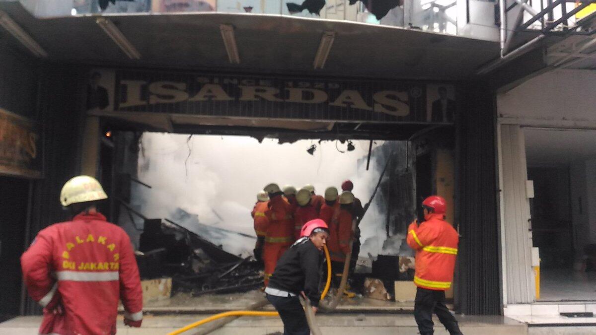 Sore Ini Pasar Baru Jakarta Kebakaran
