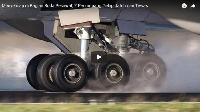 Menyusup di Roda, Dua Orang Penumpang Gelap Terjatuh dan Tewas Saat Pesawat Take Off