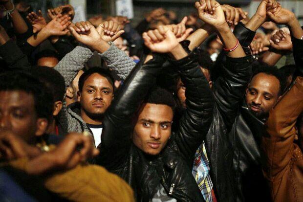Bakal Dideportasi Israel, Ribuan Migran Afrika Demonstrasi