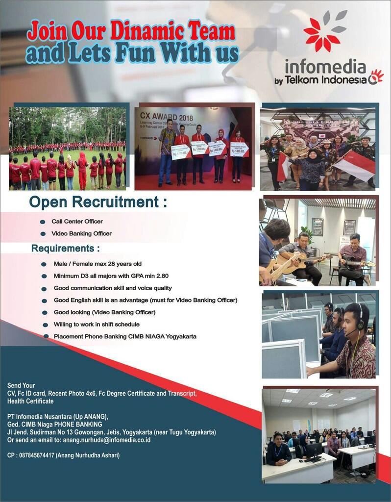 Walking Interview Call Center CIMB Niaga Yogyakarta by Infomedia Nusantara