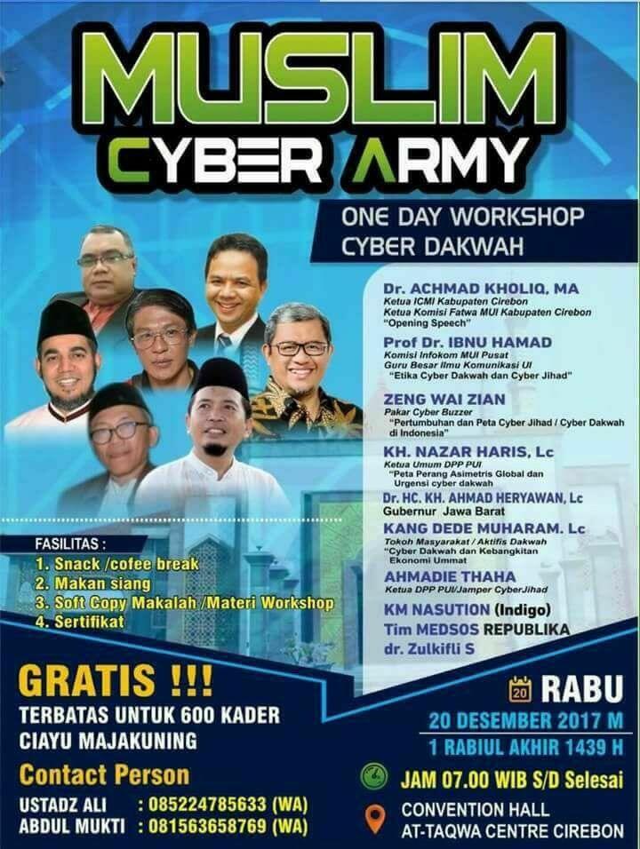 Polisi Dalami Kemungkinan Ada yang Mendanai Muslim Cyber Army
