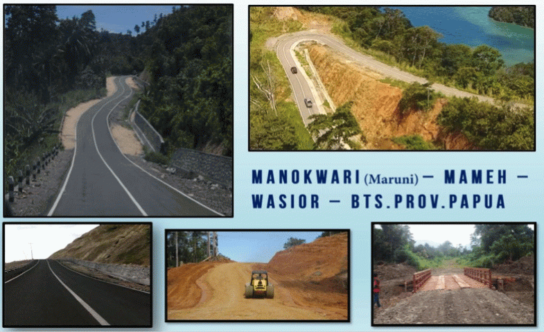 Jalan Trans Papua Barat 1.070 KM Tersambung