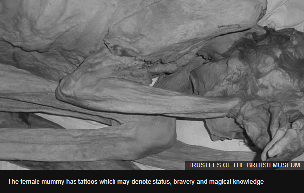 Ditemukan Tato tertua pada Mumi berusia 5000 tahun