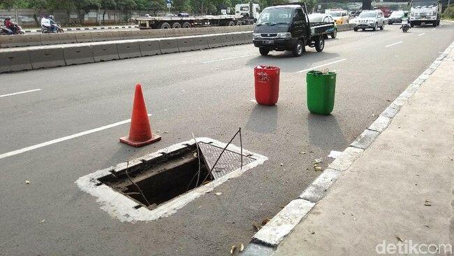 Terlalu! Tutup Gorong-gorong Saja Masih Dicolong di Pulo Gadung