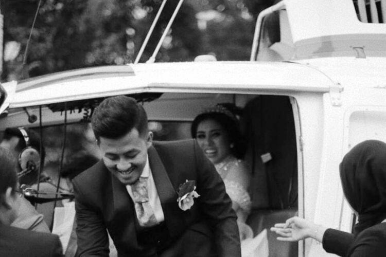 Videonya Viral, Helikopter Polisi Dipakai untuk Terbangkan Pengantin