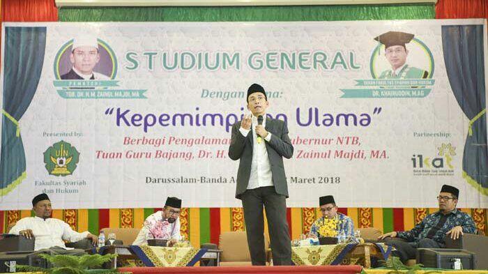 Gubernur NTB Ajak Masyarakat Aceh Jaga Ulama