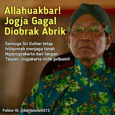 Larangan warga keturunan memiliki tanah' di Yogyakarta: penggugat diancam akan diusir