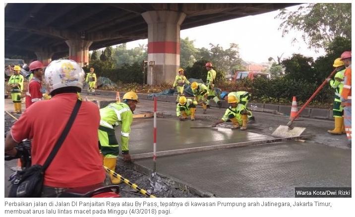 Warga Pertanyakan Perbaikan Jalan DI Panjaitan