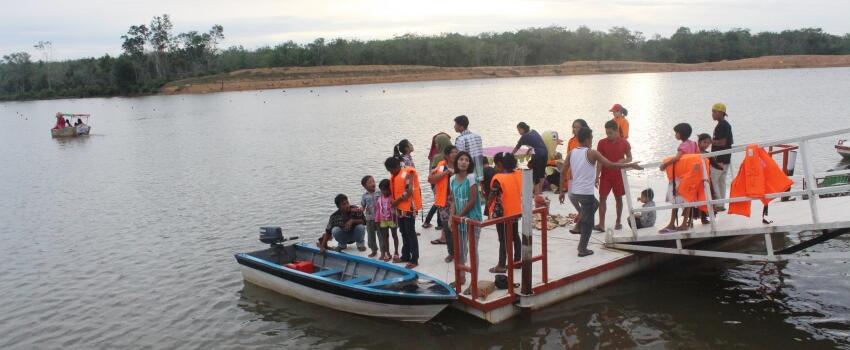 Danau Kebun Nopi Usai PON Dijadikan Objek Wisata Tirta