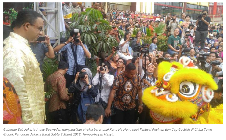 Anies Baswedan Tidak Setuju Glodok Menyandang Sebutan China Town