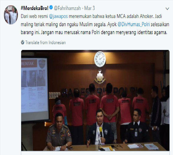 Sebar Hoax Ahokers Ketua Muslim Cyber Army, Fahri Didesak Minta Maaf