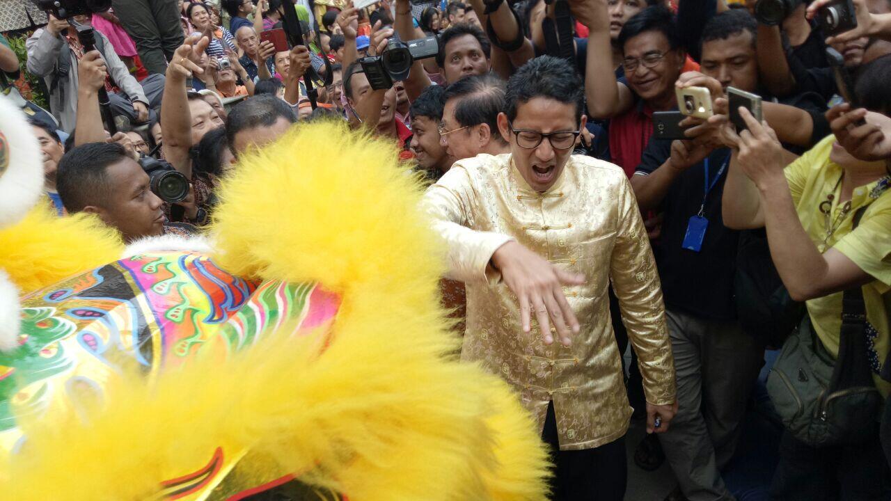 Promosikan Asian Games 2018 Sandiaga Usulkan Ondel Ondel Berwajah