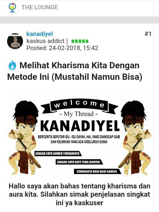 KASKUSER YANG MEMILIKI THREAD UNIK, INI DIA ORANG2NYA 