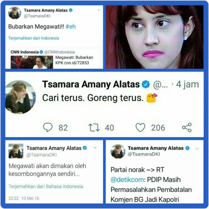 Pernah Nyerang Bu Mega, Tsamara Hapus Twitnya, Netiz: Jejak Digital Memang Kejam, Dik
