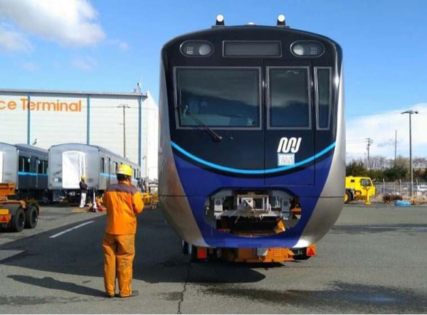 Ini Kereta MRT Jakarta yang Dikirim dari Jepang Besok