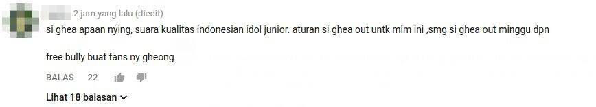 Hujatan netizen yang maha nyinyir ketika Jodie Idol tersisih