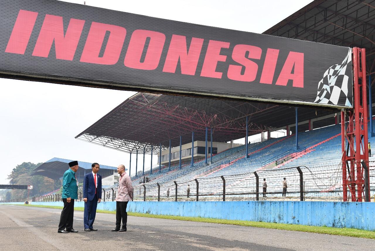 Presiden Jokowi Jajal Sirkuit Sentul Untuk MotoGP 2021