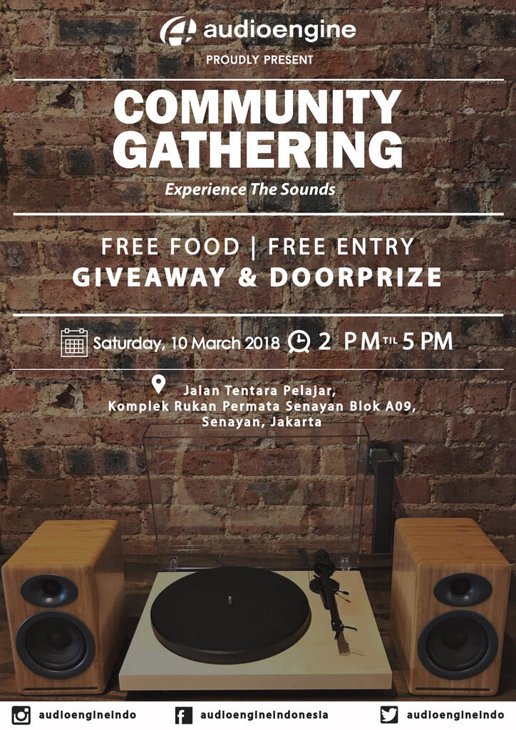 INVITATION Audioengine Community gathering