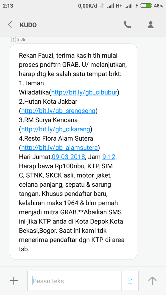 Lamaran grabbike