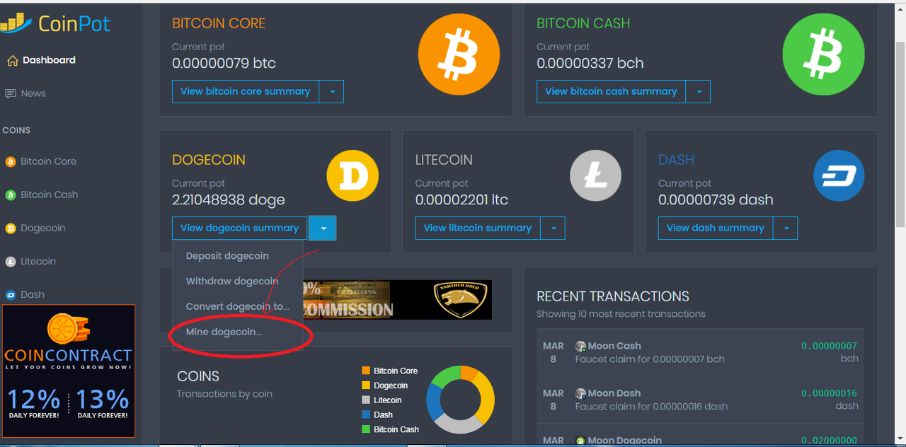 DUDUK SANTAI DAPAT DOGE,DASH, LTC, BTC 100% LEGIT (Mining dan Faucet)