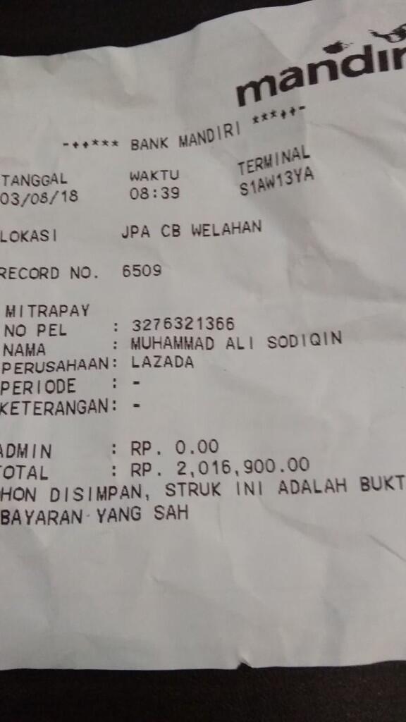 Verifikasi Pembayaran Lazada Bermasalah, Dana Mengambang