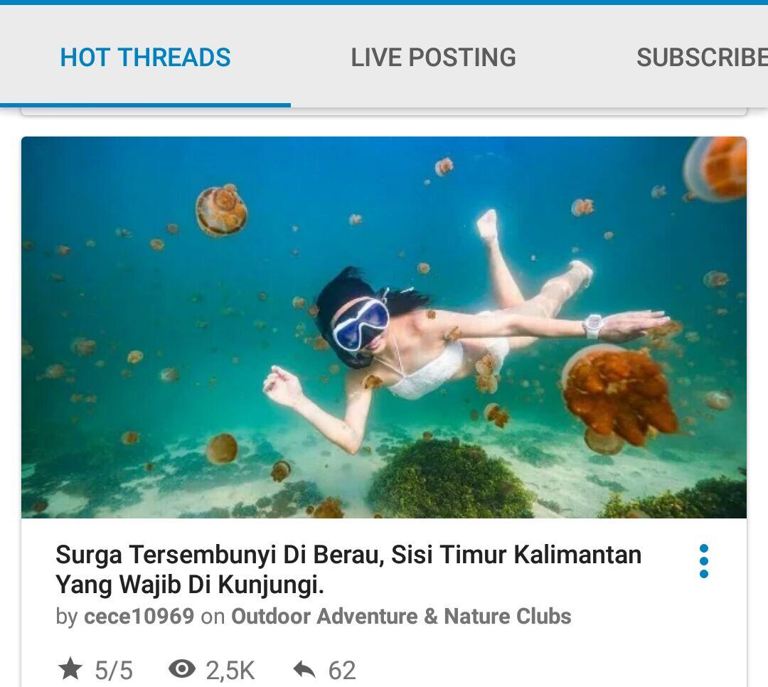 Surga Tersembunyi Di Berau, Sisi Timur Kalimantan Yang Wajib Di Kunjungi.