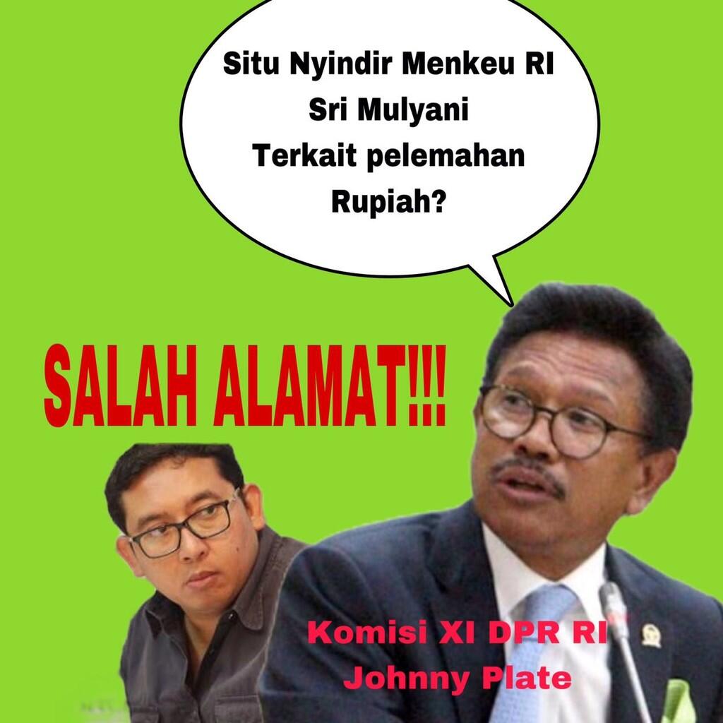 Kritik Salah Sasaran, Fadli Zon Tak Paham soal Pelemahan Nilai Tukar Rupiah