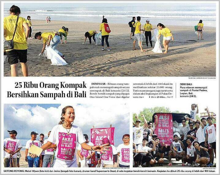 Aksi Bersih-bersih Terbesar Di Bali