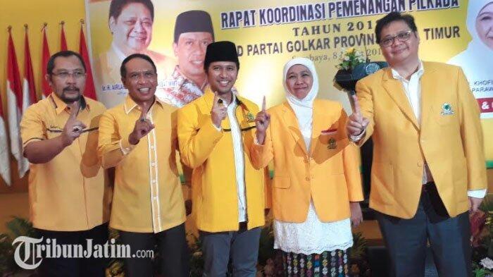 Airlangga Hartarto: Golkar Wajib Menangkan Khofifah-Emil ...