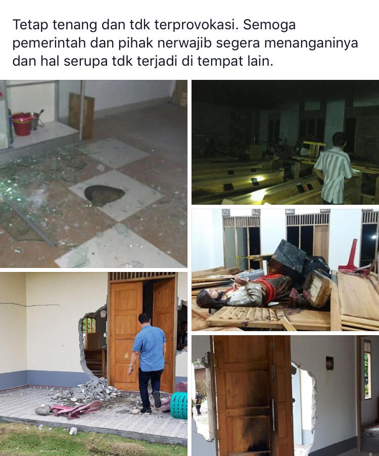 Perusakan Tempat Ibadah Disebut Ujian Bagi Umat Agama Mayoritas