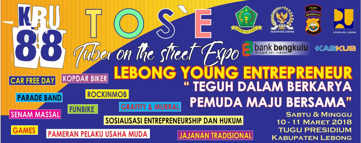 &#91;LIVE&#93; Event Tubei On The Street Expo 1000 Cendol Kaskus Regional Bengkulu 