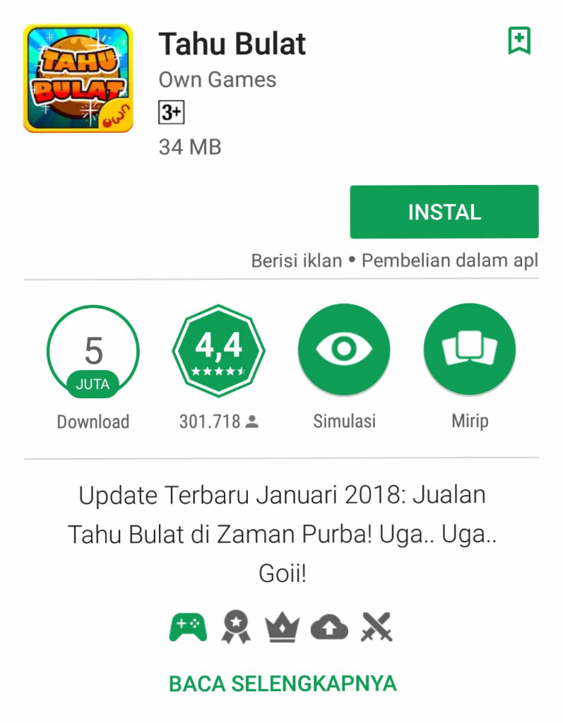 7 Game Android Yang Memakai Nama Makanan Khas Indonesia