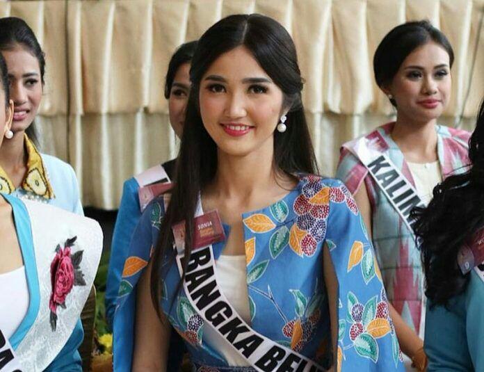 Selamat, Sonia Fergina Citra dari Bangka Belitung Juara Puteri Indonesia 2018