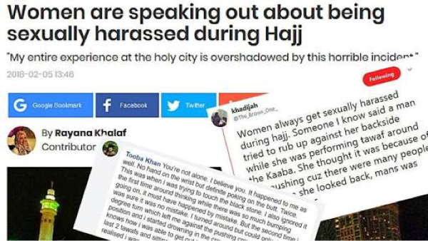Perempuan berbagai negara, juga Indonesia, ungkap pelecehan seksual ketika berhaji