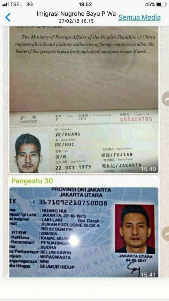 Pria Dalam Paspor China Ini Mirip Pemilik KTP DKI Jakarta