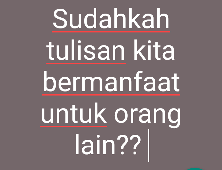 Menulis Adalah Bukan Perkara Yang Gampang